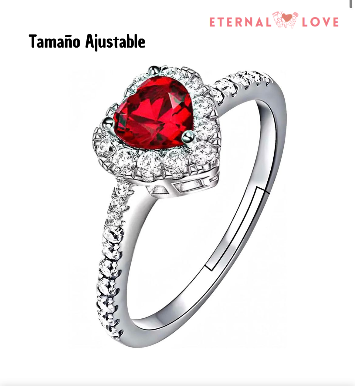 Anillo Heart and Sword