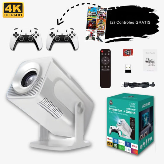 PlayRetro® Proyector con Juegos PRO 2.0
