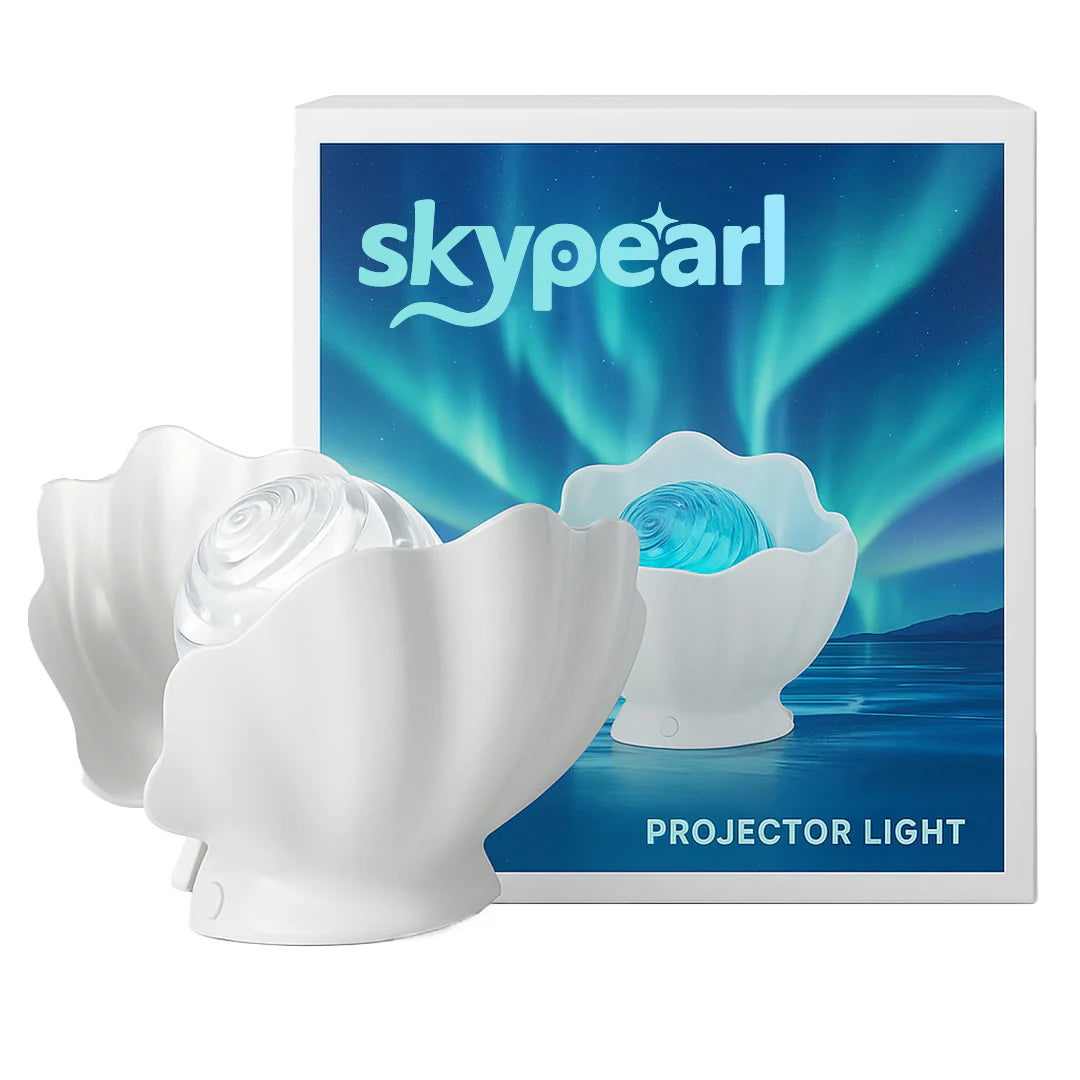 SkyPearl™ – Lámpara Concha Aurora Boreal