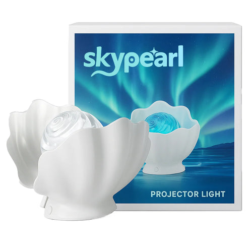 SkyPearl™ – Lámpara Concha Aurora Boreal