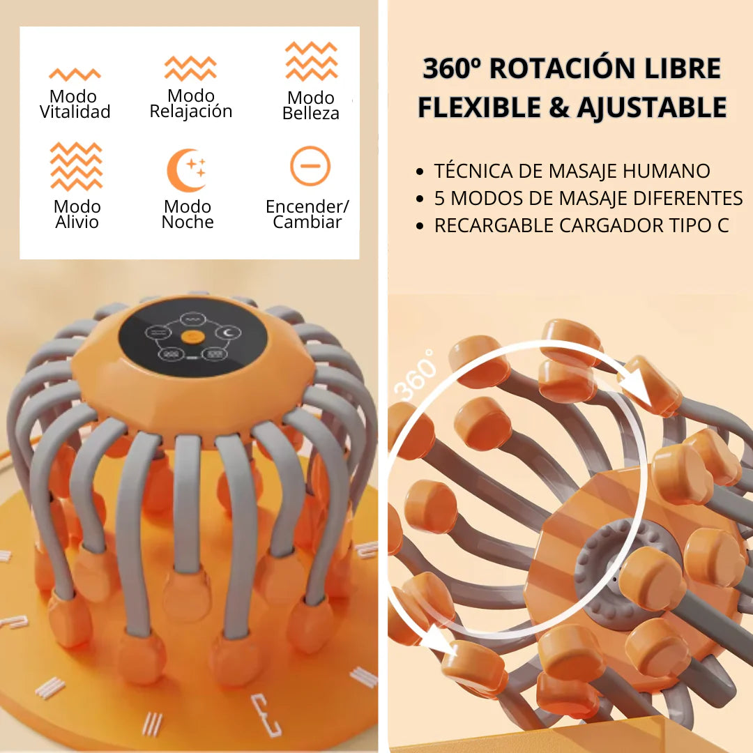 Pulpo Masajeador Anti-Estrés